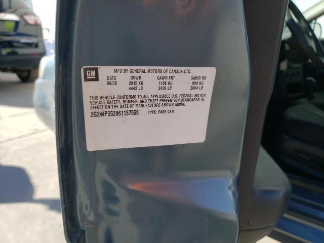 Photo 10 from auction – 2006 PONTIAC GRAND PRIX with VIN 2G2WP552861137556