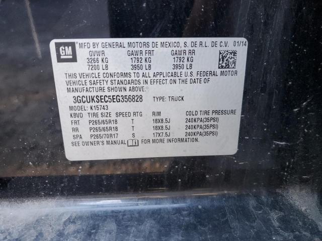 Photo 10 from auction – 2014 CHEVROLET SILVERADO with VIN 3GCUKSEC5EG356828