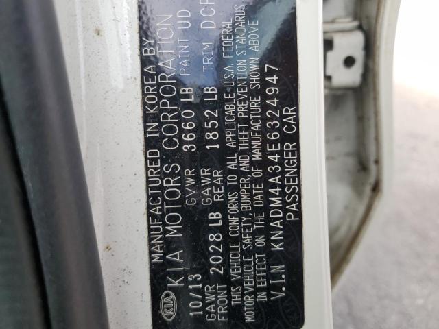 Photo 10 from auction – 2014 KIA RIO LX with VIN KNADM4A34E6324947