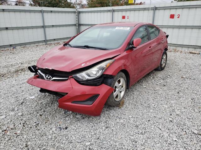 Photo 2 from auction – 2014 HYUNDAI ELANTRA with VIN KMHDH4AE5EU198291