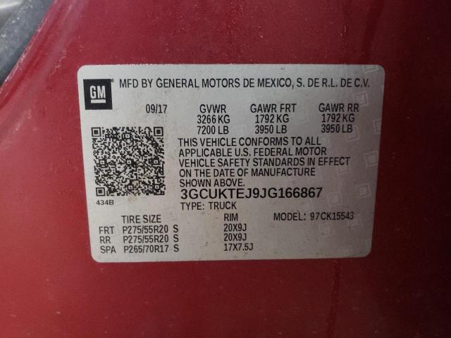 Photo 10 from auction – 2018 CHEVROLET silverado with VIN 3GCUKTEJ9JG166867