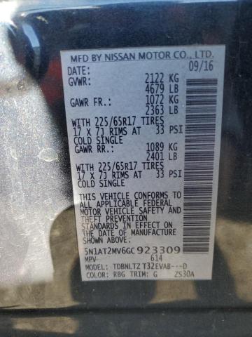 Photo 10 from auction – 2016 NISSAN ROGUE S with VIN 5N1AT2MV6GC923309