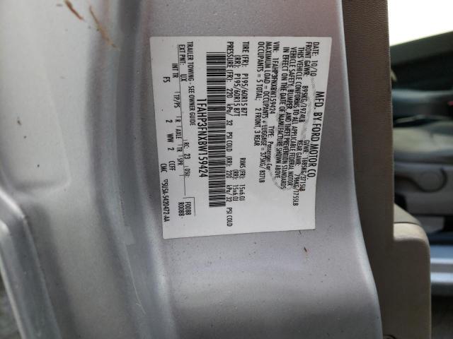 Photo 10 from auction – 2011 FORD FOCUS SE with VIN 1FAHP3FNXBW159424