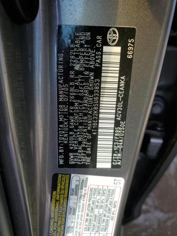 Photo 10 from auction – 2005 TOYOTA CAMRY LE with VIN 4T1BE32K85U633853