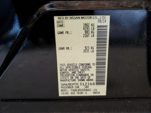 Photo 10 from auction – 2015 NISSAN LEAF S with VIN 1N4AZ0CP7FC312168