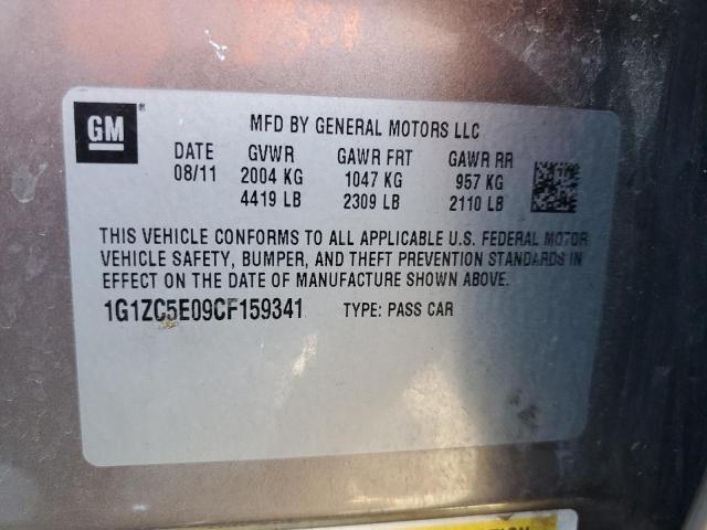 Photo 10 from auction – 2012 CHEVROLET MALIBU 1LT with VIN 1G1ZC5E09CF159341