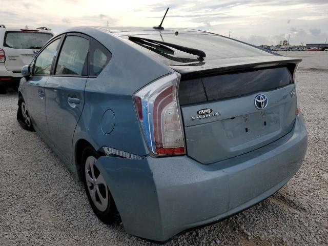 Photo 3 from auction – 2015 TOYOTA PRIUS with VIN JTDKN3DU1F1978468