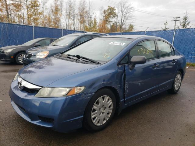 Photo 2 from auction – 2009 HONDA CIVIC DX with VIN 2HGFA16269H020463