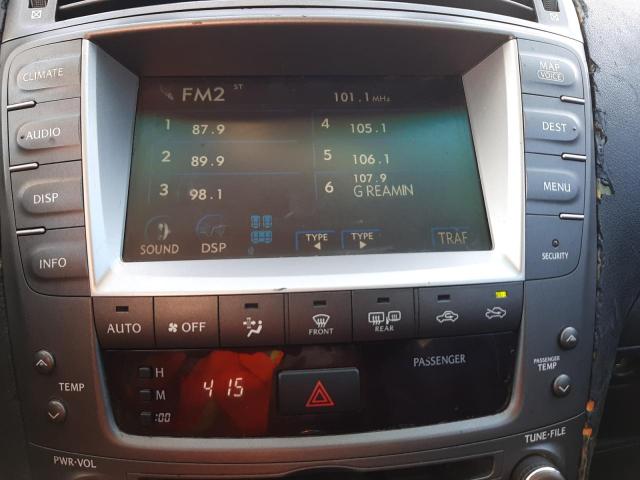 Photo 9 from auction – 2008 LEXUS IS 250 with VIN JTHBK262785055999