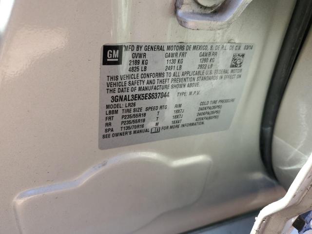 Photo 10 from auction – 2014 CHEVROLET CAPTIVA LT with VIN 3GNAL3EK5ES637044