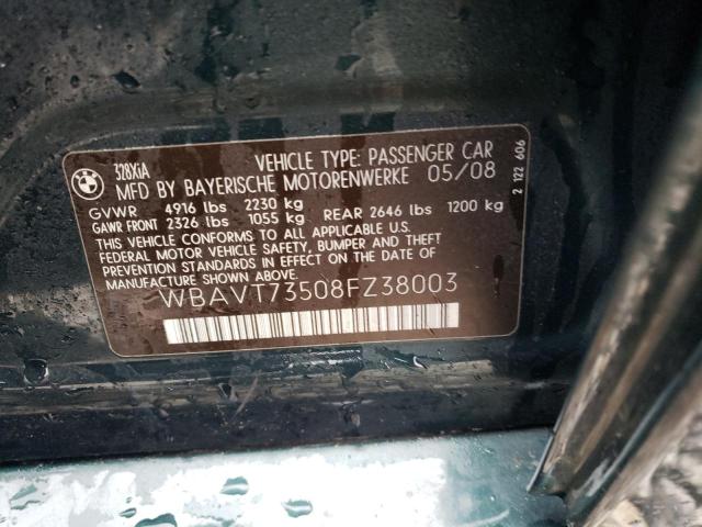 Photo 10 from auction – 2008 BMW 328 XIT with VIN WBAVT73508FZ38003