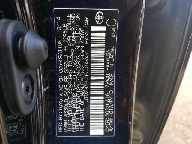 Photo 10 from auction – 2014 TOYOTA PRIUS V with VIN JTDZN3EU3EJ014949