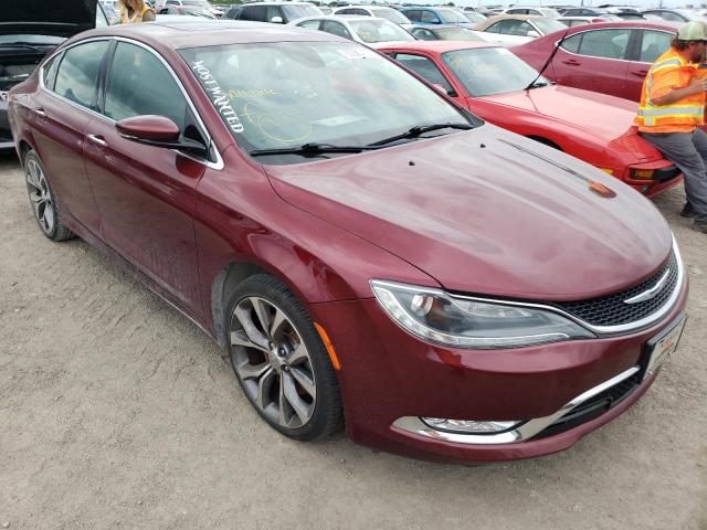 CHRYSLER 200 C 2015 with VIN 1C3CCCEG5FN664581 - Photo from auction
