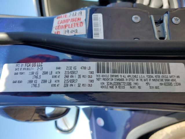 Photo 10 from auction – 2019 JEEP COMPASS TR with VIN 3C4NJDDB9KT721686