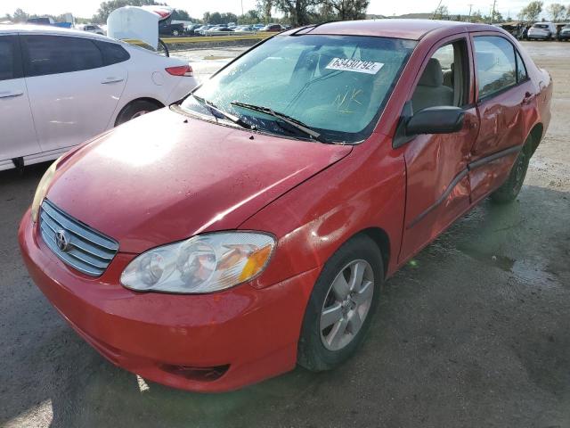 Photo 2 from auction – 2004 TOYOTA COROLLA CE with VIN 1NXBR32E24Z289997