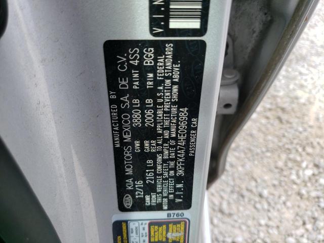 Photo 10 from auction – 2017 KIA FORTE LX with VIN 3KPFK4A74HE096984