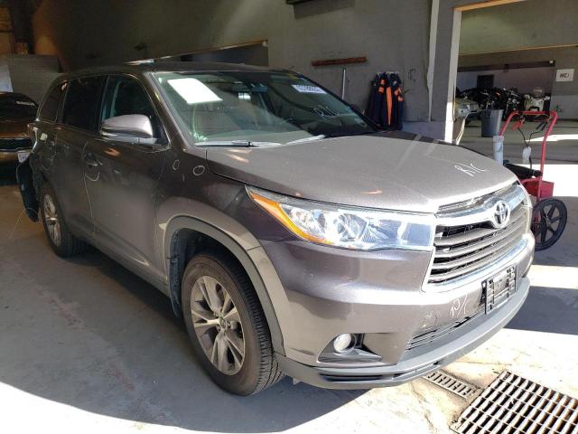 TOYOTA HIGHLANDER 2016 with VIN 5TDBKRFH4GS312303 - Photo from auction