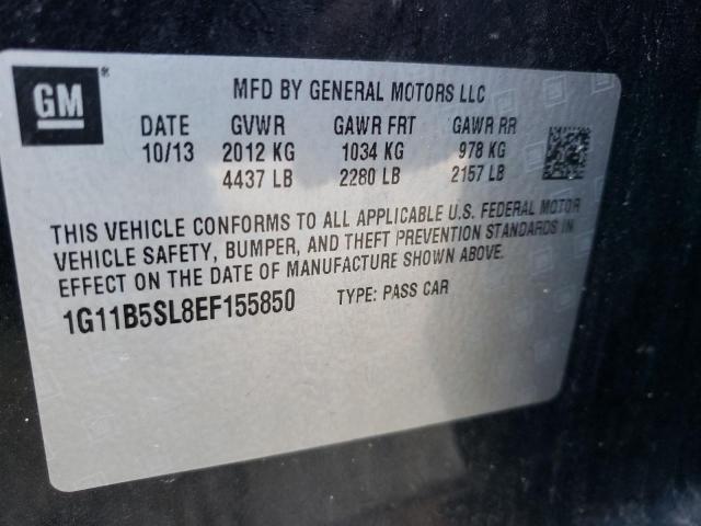Photo 10 from auction – 2014 CHEVROLET MALIBU LS with VIN 1G11B5SL8EF155850