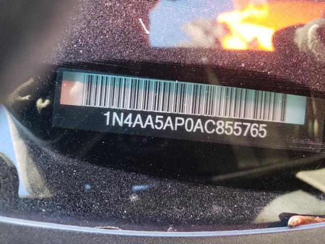 Photo 10 from auction – 2010 NISSAN MAXIMA S with VIN 1N4AA5AP0AC855765