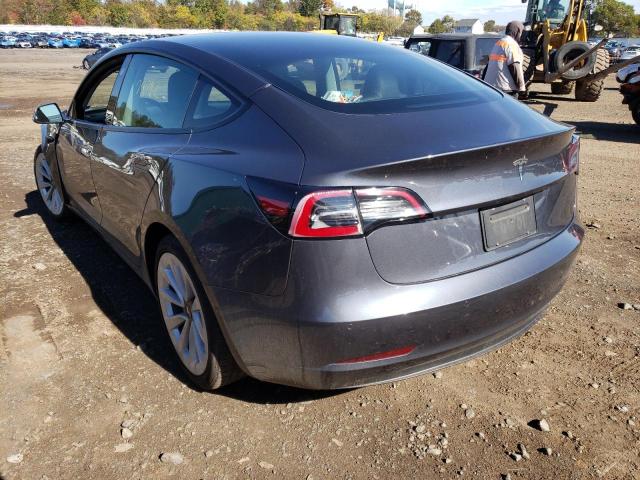 Photo 3 from auction – 2022 TESLA MODEL 3 with VIN 5YJ3E1EA5NF186861