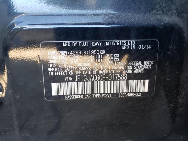 Photo 10 from auction – 2014 SUBARU IMPREZA PR with VIN JF1GJAC60EH017588