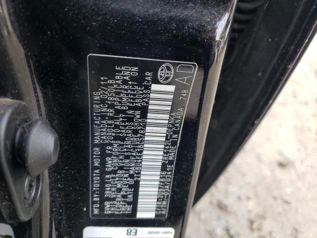 Photo 10 from auction – 2011 TOYOTA COROLLA BA with VIN 2T1BU4EE1BC578710