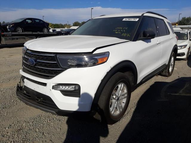 Photo 2 from auction – 2021 FORD EXPLORER X with VIN 1FMSK8DH2MGC45666