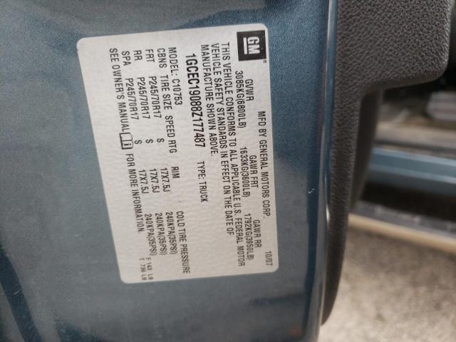 Photo 10 from auction – 2008 CHEVROLET SILVERADO with VIN 1GCEC19088Z177487
