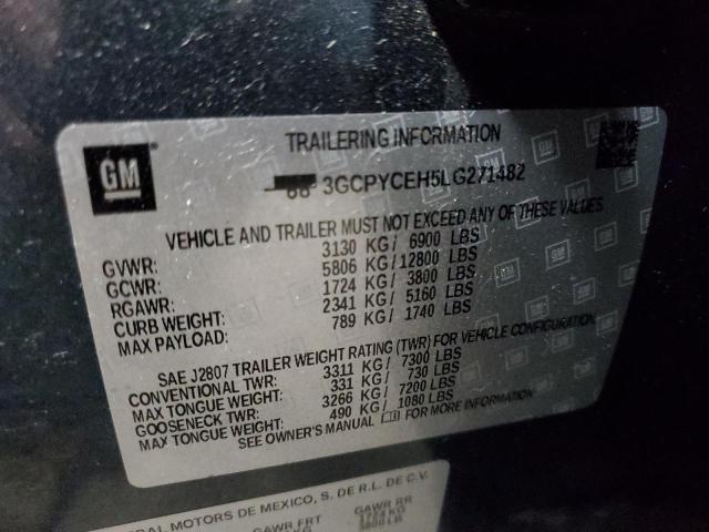 Photo 10 from auction – 2020 CHEVROLET SILVERADO with VIN 3GCPYCEH5LG271482