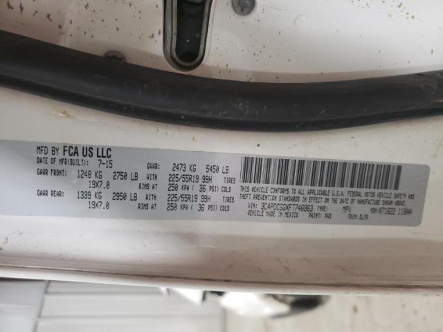 Photo 10 from auction – 2015 DODGE JOURNEY CR with VIN 3C4PDCGGXFT746863