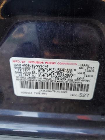 Photo 10 from auction – 2011 MITSUBISHI OUTLANDER with VIN JA4AS3AW7BU018228