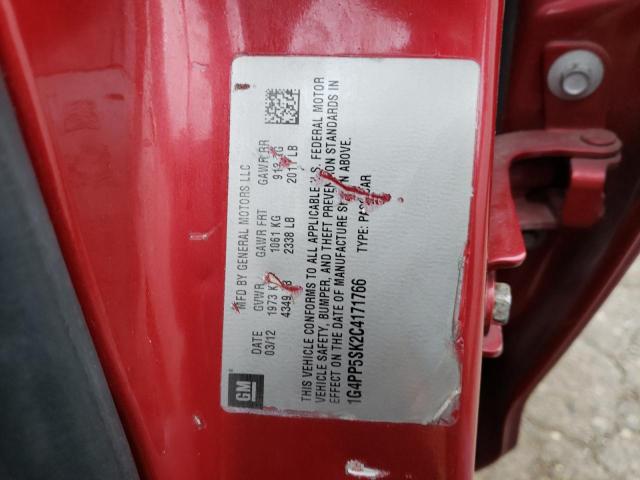 Photo 10 from auction – 2012 BUICK VERANO with VIN 1G4PP5SK2C4171766