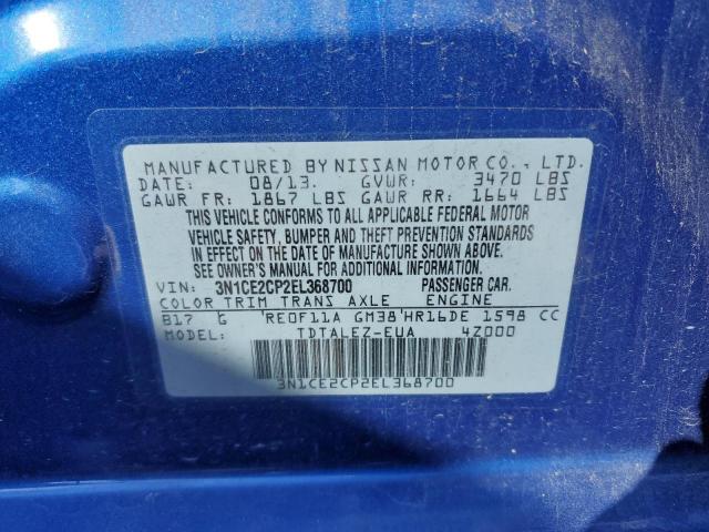 Photo 10 from auction – 2014 NISSAN VERSA NOTE with VIN 3N1CE2CP2EL368700