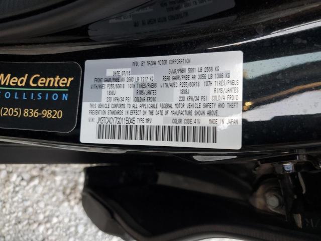 Photo 10 from auction – 2016 MAZDA CX-9 TOURI with VIN JM3TCACY7G0115045