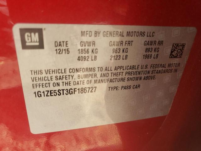 Photo 10 from auction – 2016 CHEVROLET MALIBU with VIN 1G1ZE5ST3GF186727