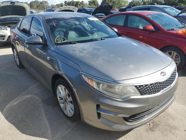 KIA OPTIMA EX 2017 with VIN 5XXGU4L39HG137142 - Photo from auction
