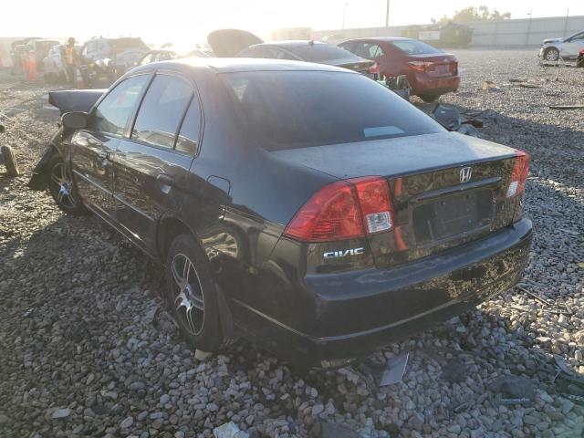 Photo 3 from auction – 2005 HONDA CIVIC LX with VIN 2HGES16525H520276