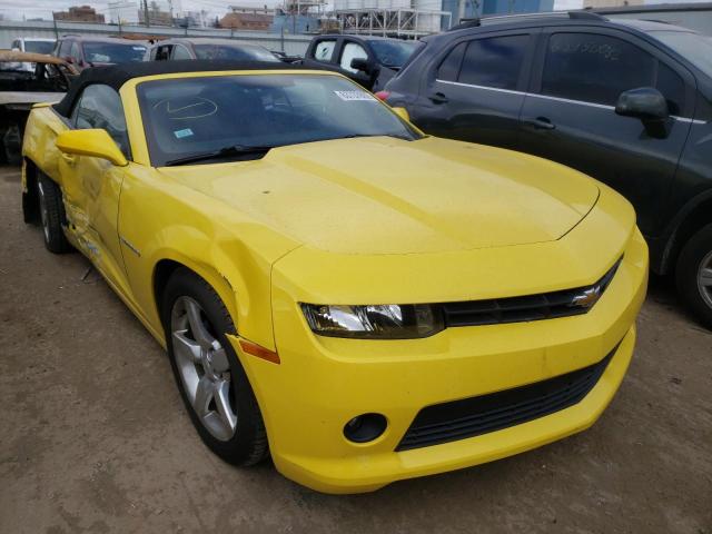 CHEVROLET CAMARO LT 2015 with VIN 2G1FD3D38F9230915 - Photo from auction