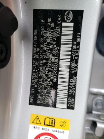 Photo 10 from auction – 2018 LEXUS ES 350 with VIN 58ABK1GG3JU110972