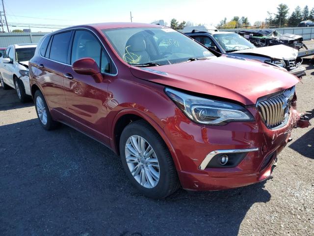 BUICK ENVISION P 2018 with VIN LRBFXCSA6JD004687 - Photo from auction
