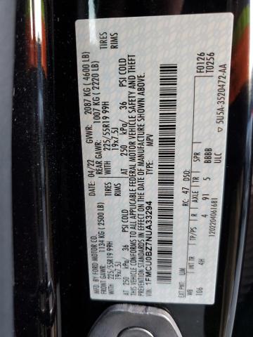 Photo 10 from auction – 2022 FORD ESCAPE SE with VIN 1FMCU0BZ7NUA33294