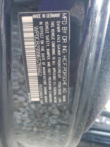 Photo 10 from auction – 2006 PORSCHE 911 CARRER with VIN WP0CB29996S765662