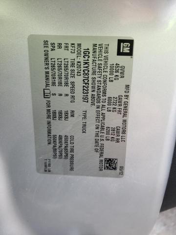 Photo 10 from auction – 2012 CHEVROLET SILVERADO with VIN 1GC1KYC87CF223197