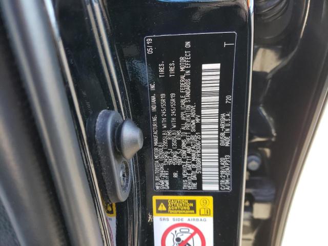 Photo 10 from auction – 2019 TOYOTA HIGHLANDER with VIN 5TDDGRFH1KS067351