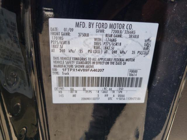 Photo 10 from auction – 2009 FORD F150 SUPER with VIN 1FTPX14V89FA46207