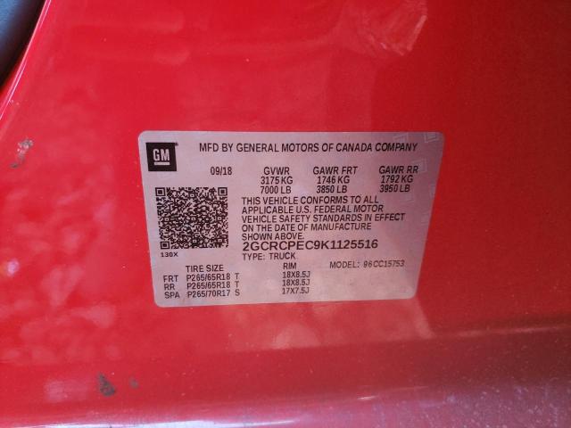 Photo 10 from auction – 2019 CHEVROLET SILVERADO with VIN 2GCRCPEC9K1125516