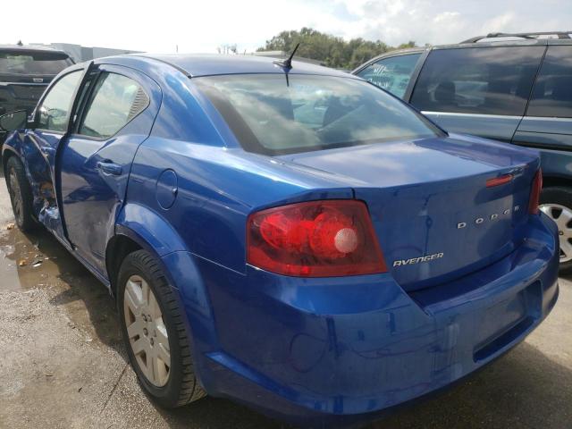 Photo 3 from auction – 2013 DODGE AVENGER SE with VIN 1C3CDZAB7DN710161