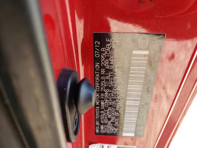 Photo 10 from auction – 2013 TOYOTA SCION TC with VIN JTKJF5C74D3053502