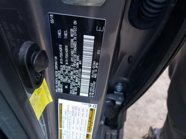 Photo 10 from auction – 2018 LEXUS GX 460 with VIN JTJBM7FX1J5201546