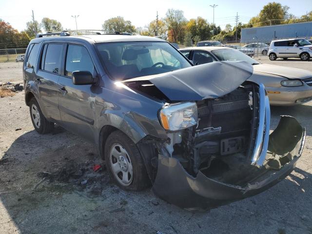 HONDA PILOT LX 2013 with VIN 5FNYF4H28DB076782 - Photo from auction